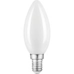 Mikasso C35 Düz 6W Opal Filament LED Ampul - 3000K Gün Işığı Sarı