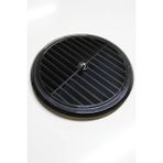 Mikasso Cam Menfezi Füme - Isı Cam / Cam Balkon / Sandvic Panel Için Oval Havalandırma Menfezi 15CM