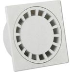 Mikasso Çamur Kovalı Balkon/teras Yer Sifonu / Süzgeci Alttan Çıkışlı 25*25 Q100