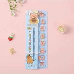 Mikasso Capybara Kapibara Postit Yapışkanlı Not Kağıdı Ayraç 160 Sayfa Yapışkanlı Not Kağıdı - Çok Renkli