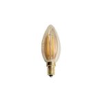 Mikasso Cata 4 Watt Rustik LED Buji Ampül E14 Duylu - Amber CT-4280 - Çok Renkli