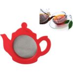 Mikasso Çay Süzgeci Çaydanlık Şeklinde Süzgeç Assorti Paslanmaz Çelik Beyaz