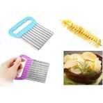 Mikasso Chips Chopper Şekilli Sebze ve Meyve Dilimleyici Belirtilmemiş