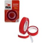 Mikasso Çift Taraf Akrilik Şeffaf Silikon Bant 18MM*2MT. Şeffaf