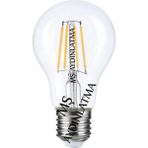 Mikasso CLA10 E27 Duylu 6 Watt Gün Işığı LED Filament Rustik Şeffaf Cam Ampul A60 - Çok Renkli