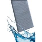 Mikasso Çok Amaçlı Kaymaz Mat – Mutfak, Banyo, Tezgâh Üstü Kullanım Için | 28X45 cm Silikon Gri