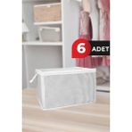 Mikasso Çorap Hurcu 30X22X18 cm 6 Adet Tela 30 x 22 Gri Tr