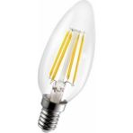Mikasso CT-4066 3000K LED Düz Buji Rustik Vintage Ampül Beyaz