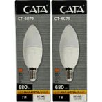 Mikasso CT-4079 7W 6400K (Beyaz Işık) E14 Duylu LED Buji Ampul (2 Adet)