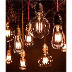 Mikasso CT-4286 Rustik 6W G95 Glop LED Ampul Vintage Uzun Filament Amber E-27 Kahverengi