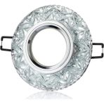 Mikasso CT-6598 Kristal LED Çerçeveli Cam Spot Kasası 4000K Ampulsüz - Çok Renkli