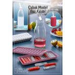 Mikasso Çubuk Buz Kalıbı Pratik 11 Bölmeli Yapışmaz Bas Parmak Buzluk Çubuk Buz Kalıbı Buzluk Plastik