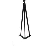 Mikasso Dekoratif Metal Boru Firkete Sehpa Ayağı (41 cm - 1 Adet) Metalik