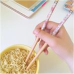Mikasso Desenli Chopstick Metal Metalik