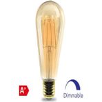 Mikasso Dim Edilebilir 6W Rustik LED Ampul CT-4313 Beyaz