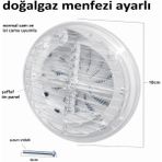 Mikasso Doğalgaz Menfezi Ayarlı