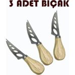 Mikasso Domates Bıçağı , Servis Sunum Peynir Bıçağı , Mini Bıçak ( 3 Adet ) Çelik