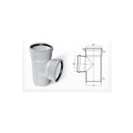 Mikasso Dublex Pvc Atık Su Borusu Pimaş Te Çatal 100 X 70 Mm.