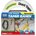 Mikasso Duct Tape Tamir Bandı Bez Bant Beyaz EN:48MM BOY:25MT