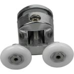 Mikasso Duşakabin Tekerleği Tekeri Rulman Metal Gövdeli Üst Tekerlek Krom Teker Çapı 22 mm