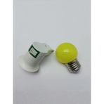 Mikasso Duy Fişli Gece Lambası Ampüllü Sarı LED 1W E27 Duy