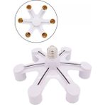 Mikasso E27 7lı Duy Çoğaltıcı - Lamba Duy Çoklayıcı - E 27 7 In 1 Ampul Duy Çoğaltma Studio Lamp - Çok Renkli