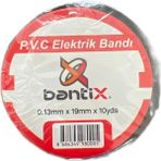 Mikasso Elektrik Bandı 10 Adet 19MMX10YDS Siyah Elektrik Izole Bandı 10'lu Paket Siyah