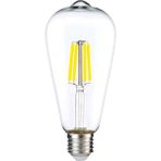 Mikasso ERD-209 ST64 Şeffaf 6W 6500K E27 LED Ampul - Çok Renkli