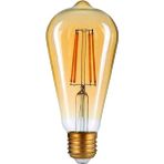 Mikasso ERD31 ST64 Armut Flamanlı Rustik LED Ampul 4 Watt - Çok Renkli