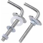 Mikasso Ergonomik Paslanmaz Metal Krom Kaplama Klozet Kapak Montaj Vidası (Aparatı)