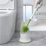 Mikasso Ergonomik Silikon Tuvalet Fırçası - Çok Renkli