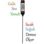 Mikasso Et Su Süt Sıcaklık Ölçer Termometresi Yiyecek Sıvı Gıda Isı Ölçüm Pasta Malzemeleri Belirtilmemiş Si