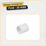 Mikasso Fırat Manşon Boru ve Ek Parçaları Maşon 25 mm Pprc (25 Adet)