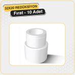 Mikasso Fırat Pprc Redüksiyon 32X20 mm (10 Adet) | Temiz Su Tesisatı Boru Çap Düşürücü Bağlantı Parçası