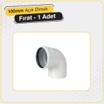 Mikasso Fırat Pvc 100'LÜK Açık Dirsek 100X45