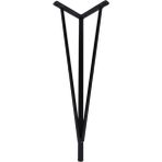 Mikasso Firkete Metal Mil Masa Sehpa Ayağı Siyah 45 cm - Masa Ayakları - 45 cm Beyaz