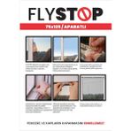 Mikasso Flystop Aparatlı Tül Pencere Sinekliği 75X125 cm Tül