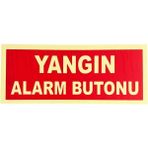 Mikasso Fosforlu Fotolümen Yangın Alarm Butonu Levhası Bant Hediyeli