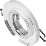 Mikasso GU10 Duy Girişli Cam Yuvarlak Sıva Altı Dekoratif Kaide (Ct - 6555) - Çok Renkli