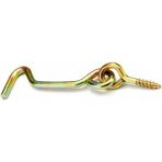 Mikasso Halkalı Çengel,maymncuk,kapı Pencere Çengel,kanca Kilit,uzunluk:7cm (1 Adet) - Çok Renkli