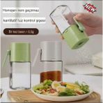 Mikasso Her Basımda 0,5 gr Tuz Baharat Vs. Atan Ölçülü Nem Geçirmez Baharatlık Plastik