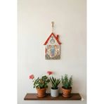Mikasso Home Sweet Home Duvar Süsü Seramik Ekru - Çok Renkli