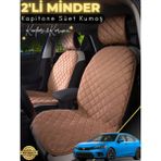 Mikasso Honda Civic Fe1 Uyumlu 2'li Süet Oto Koltuk Minderi | Terletmez | Universal | Oto Aksesuar | A1 Süet - Çok Renkli