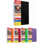 Mikasso Idea Ayraçlı Defter 17X24 Spiralli 5 Kareli 2 Çizgili 210 Yaprak Sert Spiralli Kareli 200 Yaprak Büy - Çok Renkli