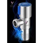 Mikasso Inox Aç Kapa Sıcak Soğuk Su Ara Musluğu Taharet Musluğu Batarya Flex Bağlantı Musluğu( 1 Adet)