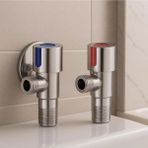 Mikasso Inox Taharet Musluğu Aç Kapa 2'li Set Ayna Dahil