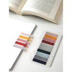 Mikasso Işaretleme Post-It Koyu Renkler / Postit / Cetvelli Yapışkanlı Yer Imleci Yapışkanlı Not Kağıdı - Çok Renkli