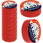 Mikasso Izole Bant (Elektrik Bandı) 10 Lu Paket - Kırmızı Kırmızı