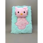 Mikasso Kabartmalı Oyuncaklı Peluş Çizgili Hediyelik Hatıra Planlama Defteri-Hello Kitty Yumuşak Düz Çizgili - Çok Renkli