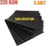 Mikasso Kağıt Su Zımparası 220 Kum ( 5 Adet )
